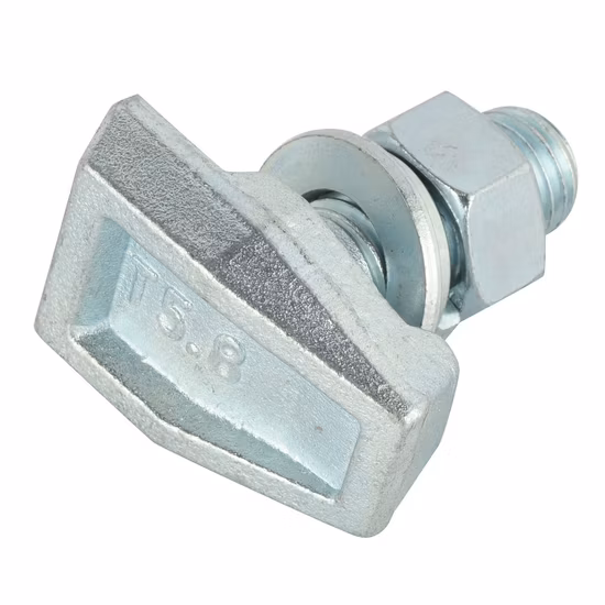 Boulon à tête hexagonale en acier au carbone/vis à tête cylindrique/fixation carrée plate