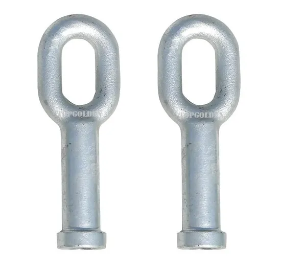 Raccords d'alimentation électrique à œil ovale à extrémité sphérique de type O
